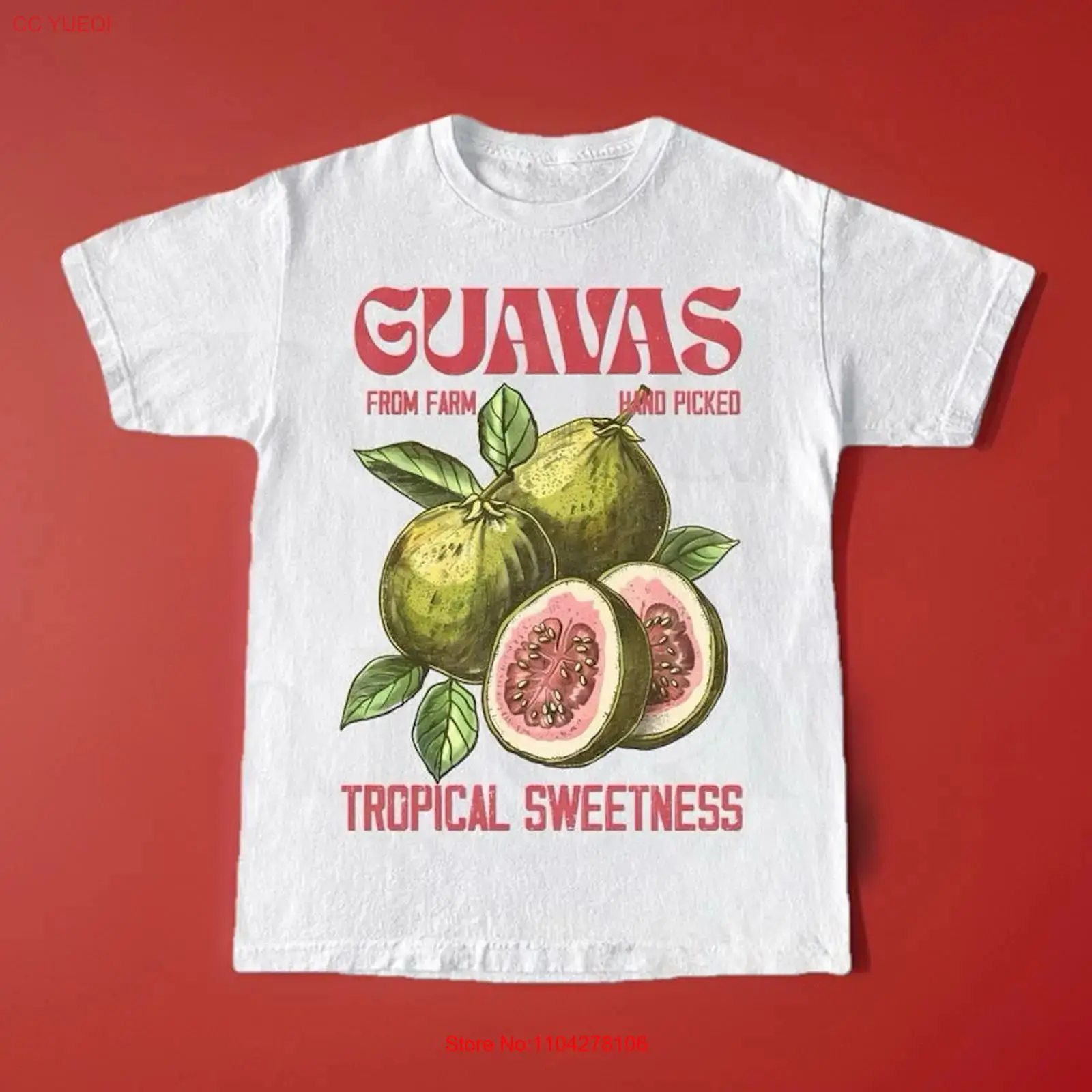 Commercial Printing And Design - Camiseta Retro Comercial Guavas Nueva S-5XL