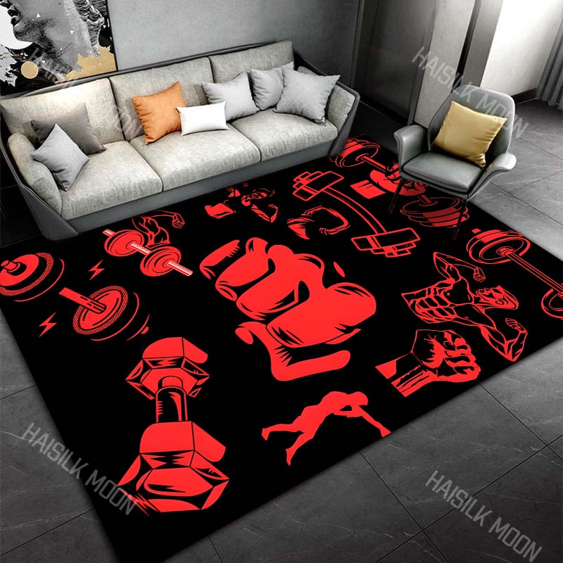 Commercial Printing Icon - Alfombra con estampado de iconos de