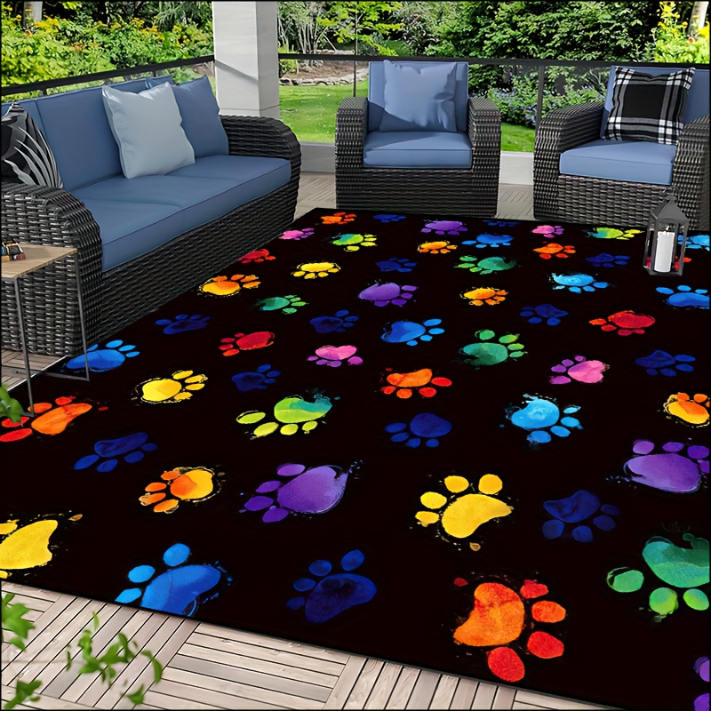 Commercial Printing And Design - Alfombra vibratoria con estampado de patas
