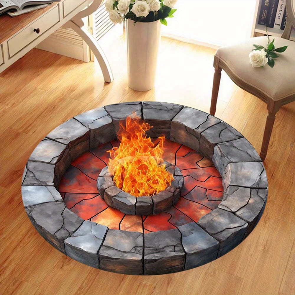Commercial Printing And Design - Acogedora alfombrilla para incendios con impresión