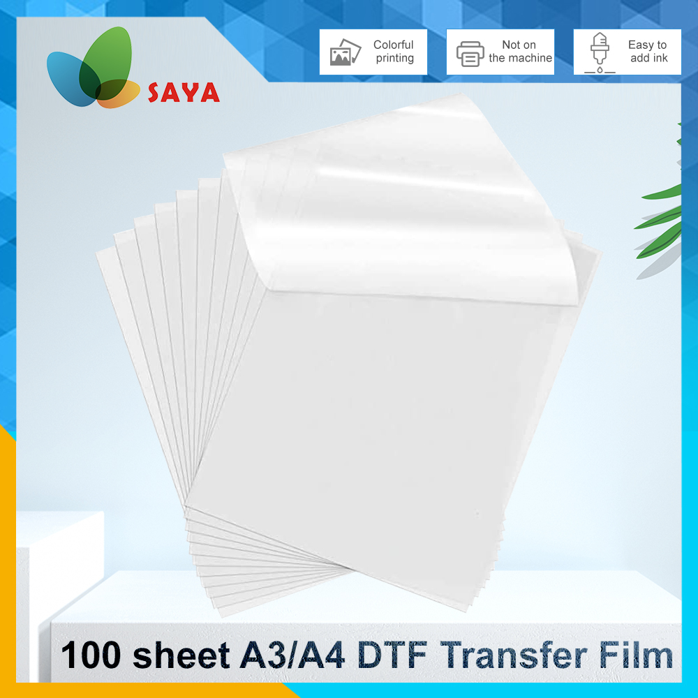 Dtf Film Roll A3 - 50/100 Piezas de Película DTF A3/A4,