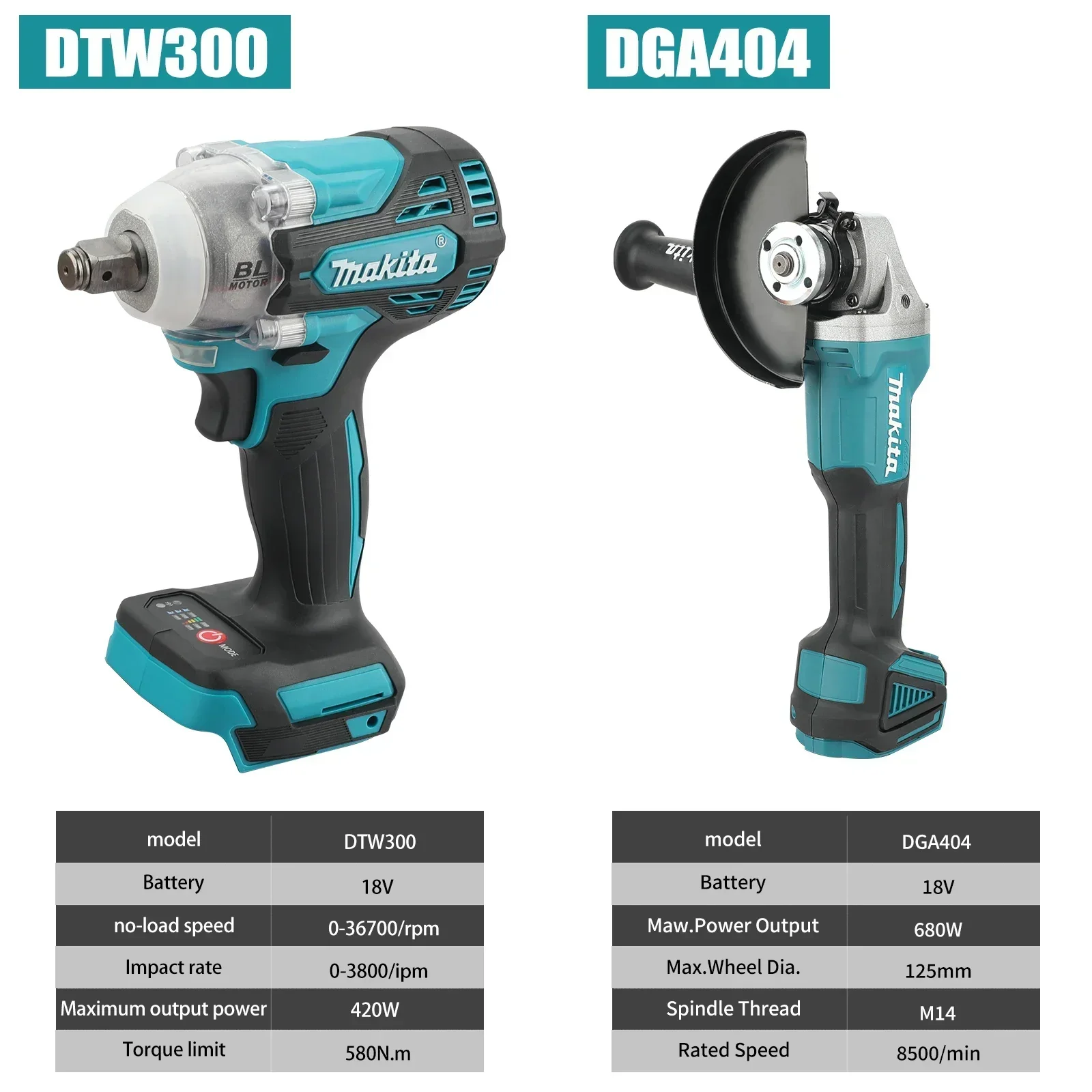 Combo Makita DTW300 o DGA404:  - Makita Drill Dtw300 reseña y precio