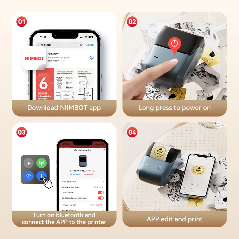 Impresora de Etiquetas Niimbot - Commercial Printing Dpi reseña y precio