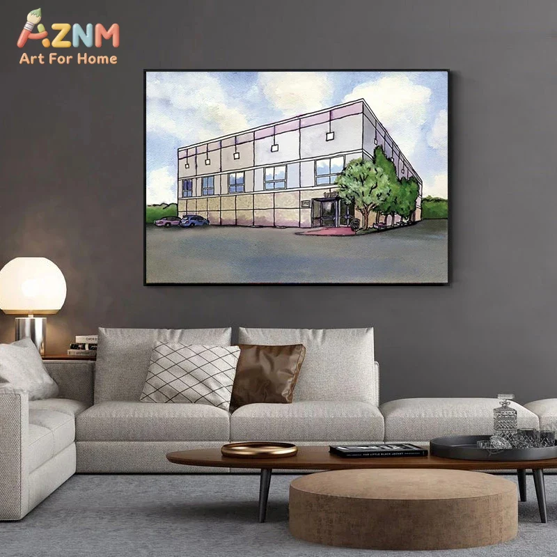 AZNM - Arte de pared en lienzo - Commercial Wall Printing reseña y precio