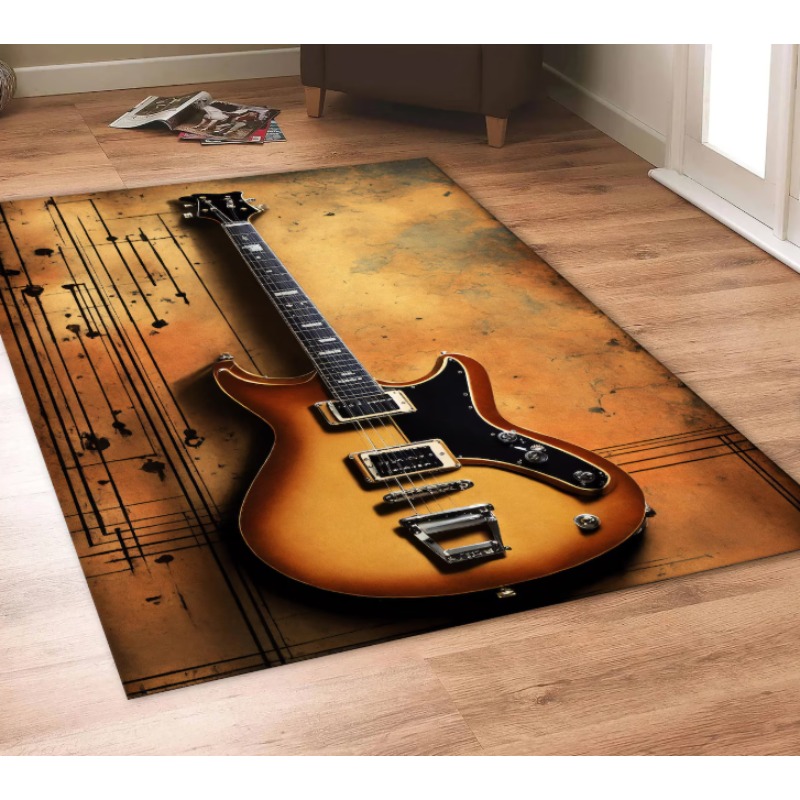 Alfombra con tema musical con  - Commercial Printing Icon reseña y precio
