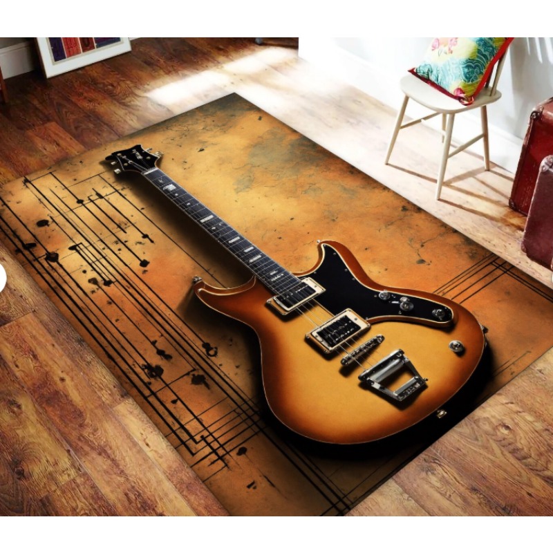 Alfombra con tema musical con  - Commercial Printing Icon reseña y precio