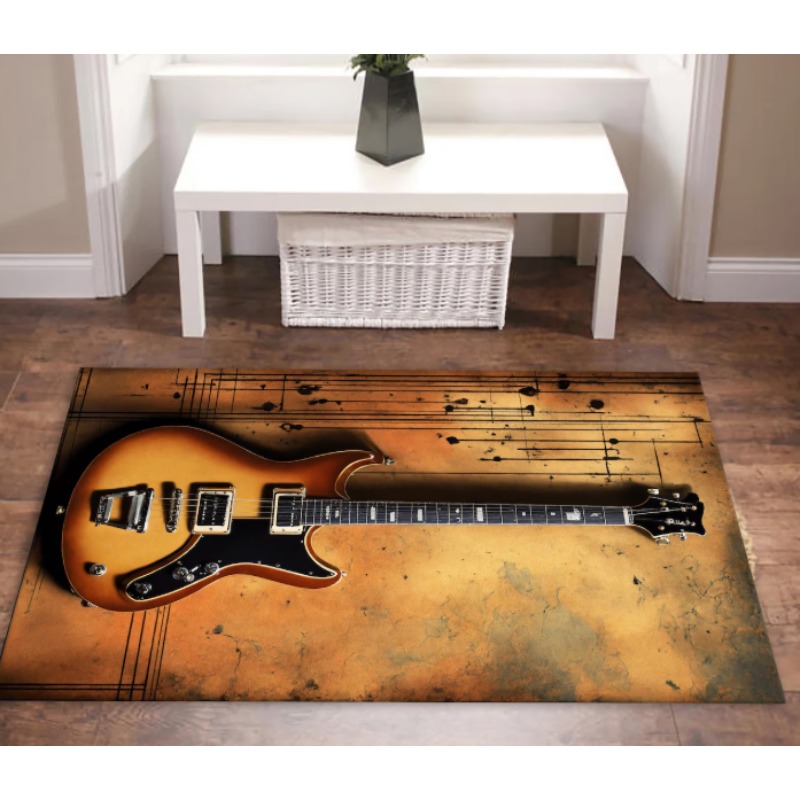 Alfombra con tema musical con  - Commercial Printing Icon reseña y precio