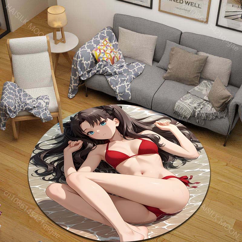Alfombra redonda con estampado - Printing On Commercial reseña y precio