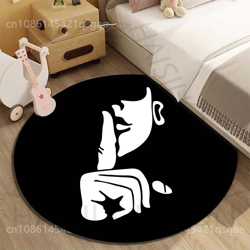 Alfombra redonda con estampado - Commercial Printing Icon reseña y precio
