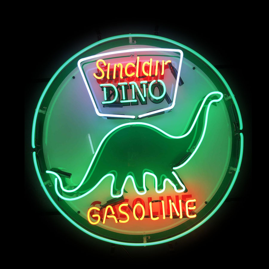 Letrero de neón de gasolina Si - Commercial Wall Printing reseña y precio