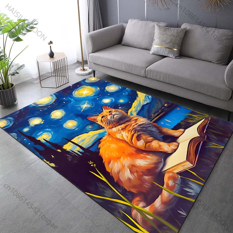 Alfombra con estampado de gato - Printing On Commercial reseña y precio