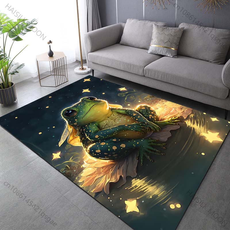 Alfombra con estampado de rana - Printing On Commercial reseña y precio