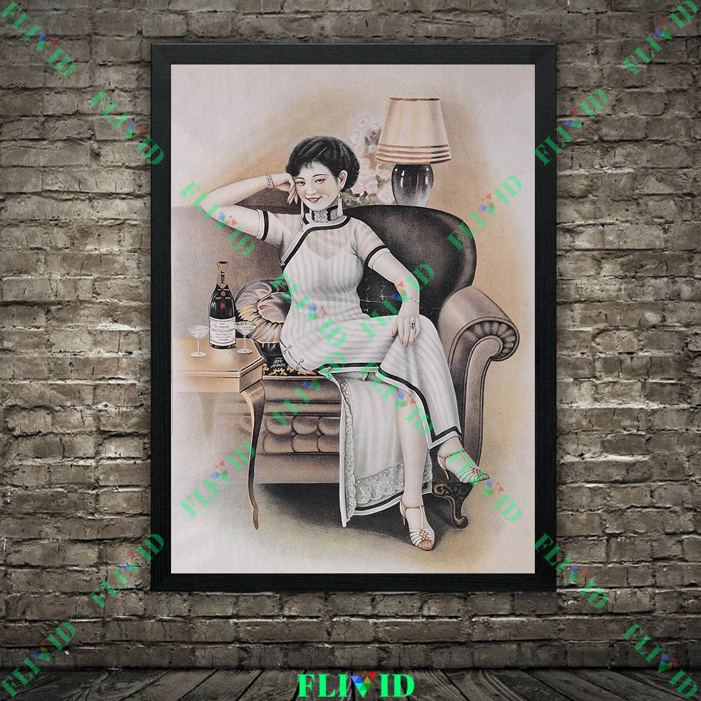 Póster Retro de Lona con Anunc - Commercial Wall Printing reseña y precio