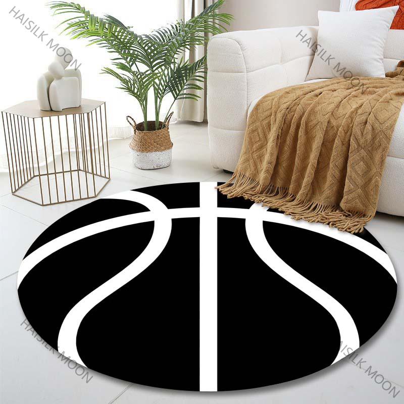 Alfombra redonda con diseño de - Commercial Printing Icon reseña y precio