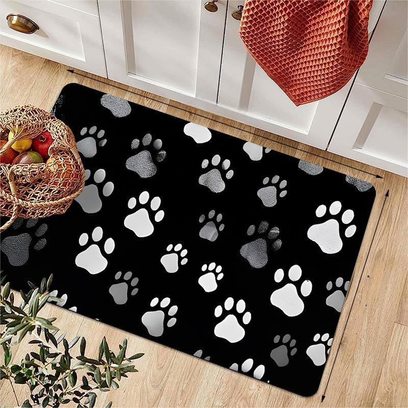 Alfombra con estampado de pata - Commercial Printing And Design reseña y precio